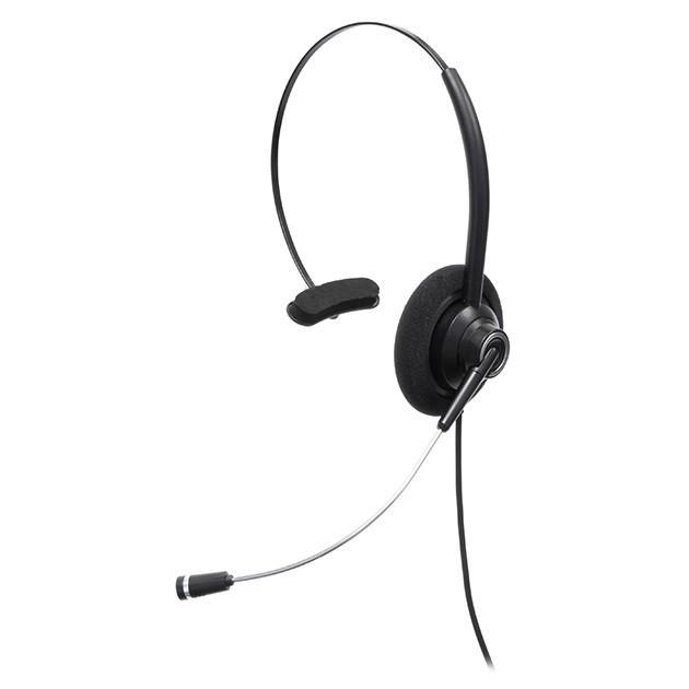 Cuffia Monofonica Professionale con Microfono e Adattatore RJ11 -  Telefonia, ISDN, ADSL - Componenti passivi - Networking