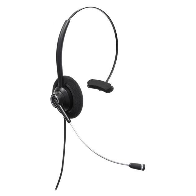 Cuffia Monofonica Professionale con Microfono e Adattatore RJ11 -  Telefonia, ISDN, ADSL - Componenti passivi - Networking