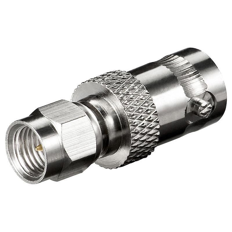 Adattatore di Antenna F Maschio BNC Femmina Argento
