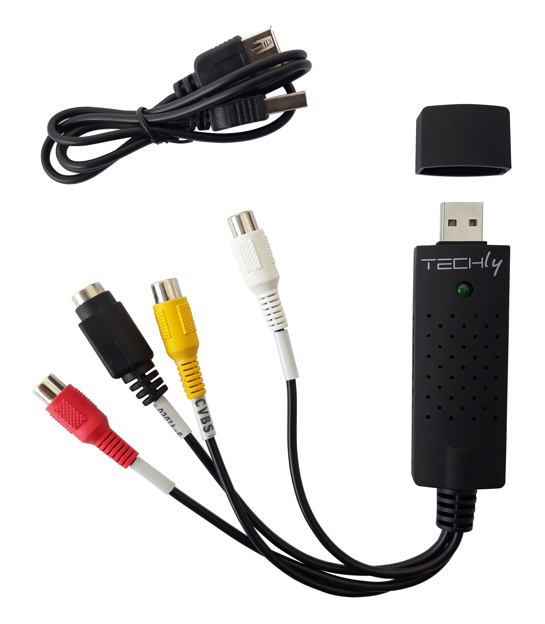 1*set USB Audio Video Capture Grabber Card Device Adapter Converter Windows8/10 