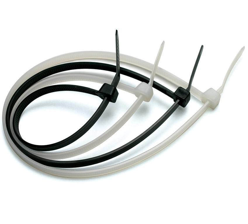 2000pcs nylon attaches de câbles Cableties 100x2,5mm menottes