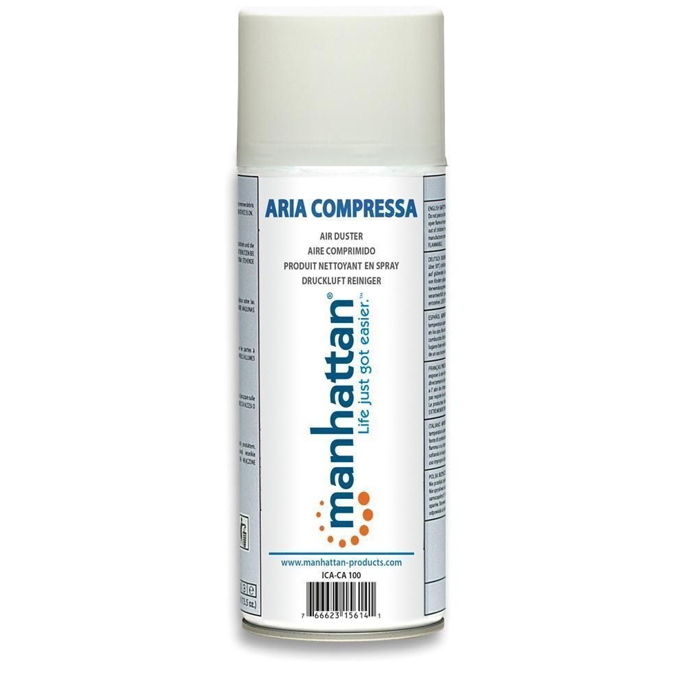 Bomboletta Spray Aria Compressa per Pulizia 400ml - MANHATTAN - ICA-CA 100