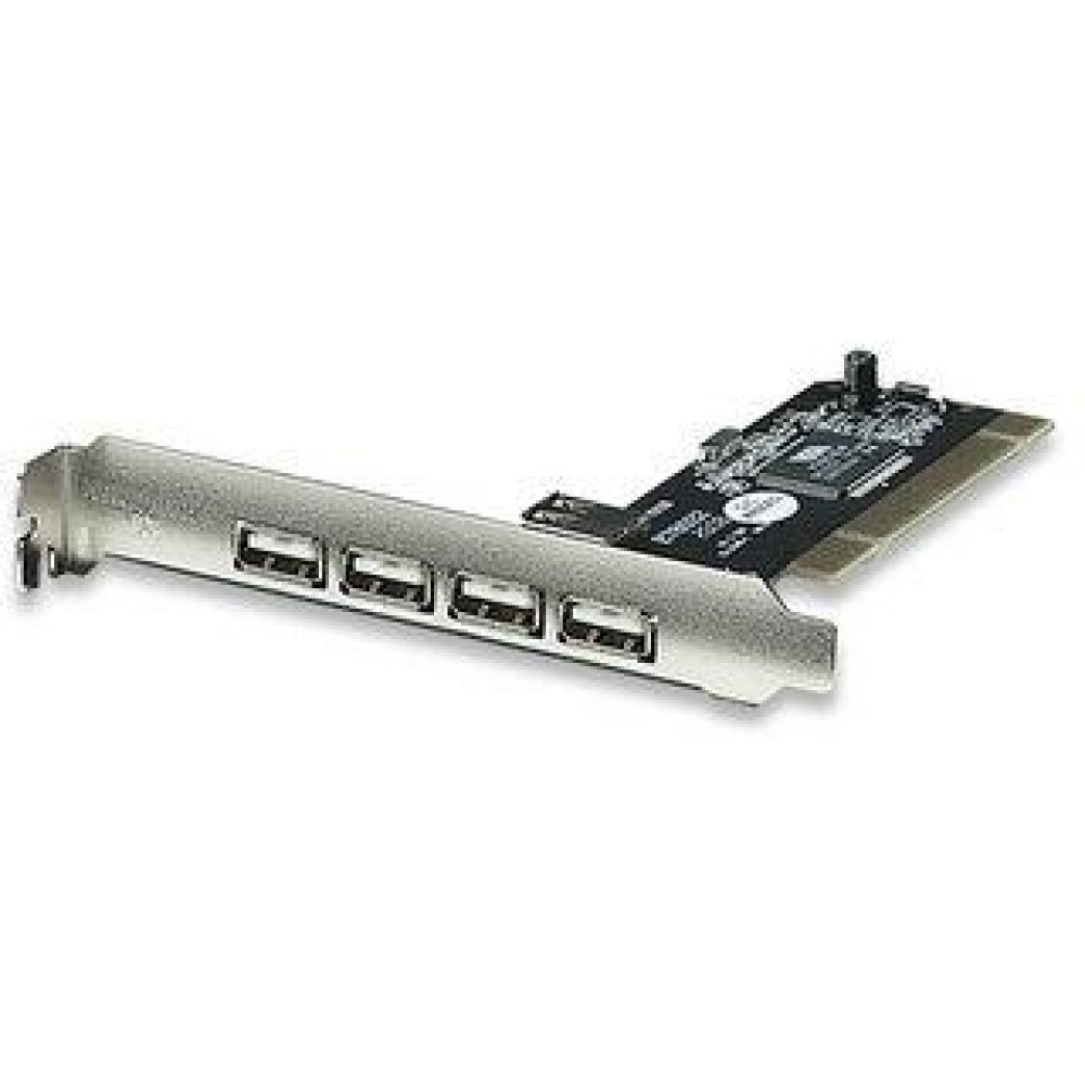Scheda PCI 4+1 porte USB 2.0 - MANHATTAN - ICC IO-USB-4