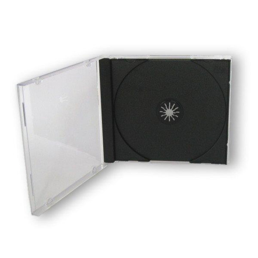 Porta Cd Jewel Case Nero 10,4 mm - MANHATTAN - ICA-CD 001-1