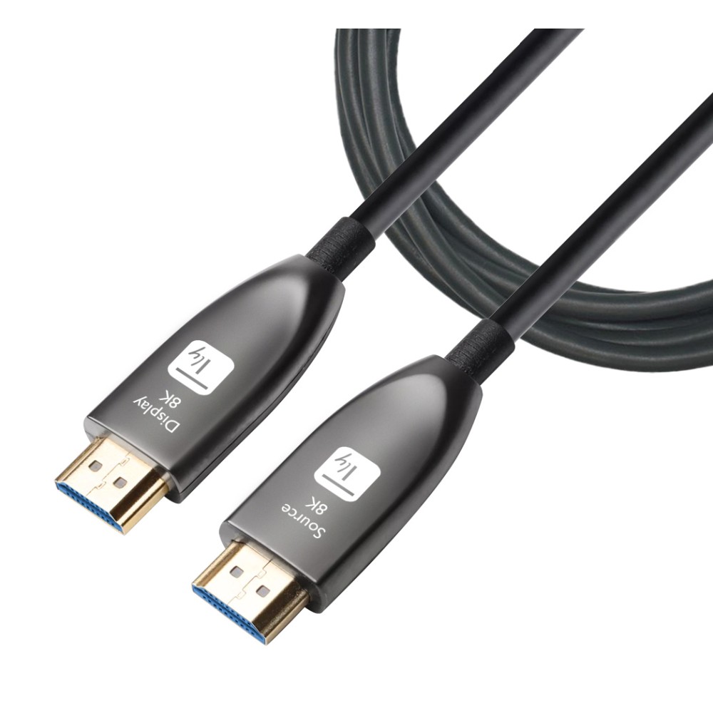 Cavo Ottico Attivo HDMI™ 2.1 AOC 8K 48Gbps eARC HDMI™ A/A M/M 10m - TECHLY - ICOC HDMI-HY8-010-1