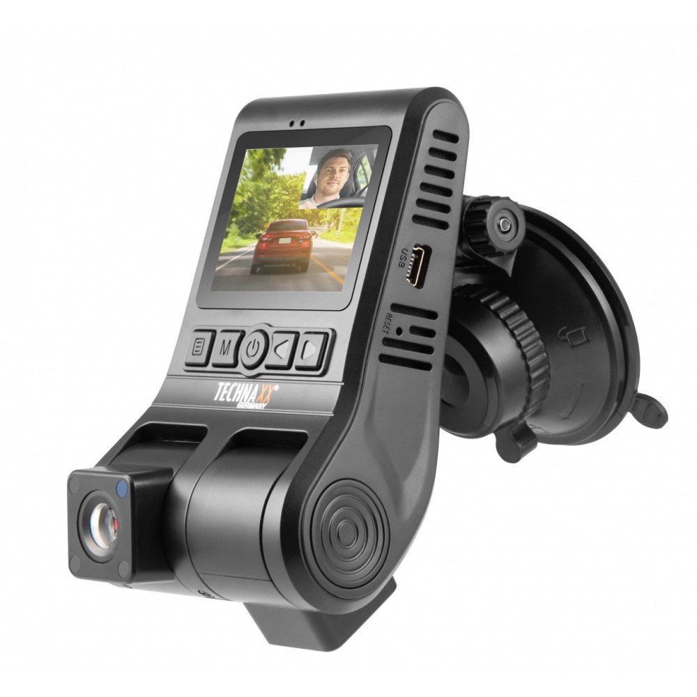 FullHD Dual Dashcam con Camera Anteriore e Interna, TX-185 - TECHNAXX - ICTX-TX185-1