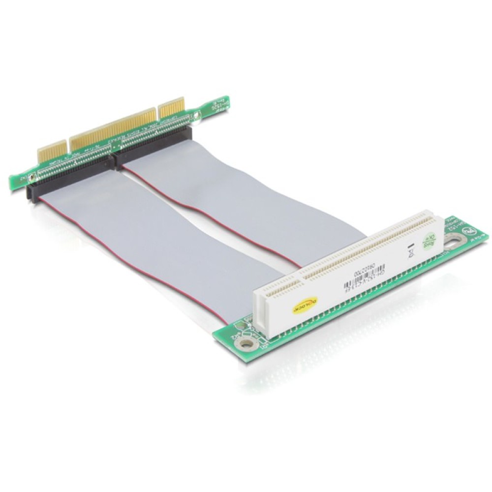 Riser Card PCI Angolata 90° Sinistra Cavo 13 cm - DELOCK - ICC IO-PCI-R32-1