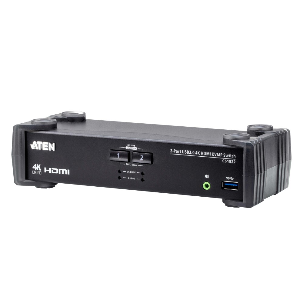 Switch USB 3.0 4K HDMI KVMP™ a 2 porte con Modalità Mixer Audio, CS1822 - ATEN - IDATA CS-1822-1