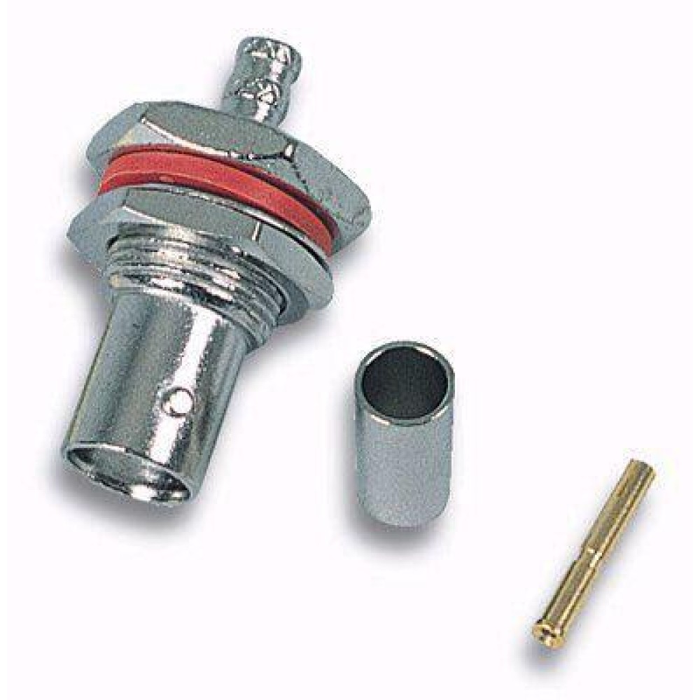Connettore BNC F. pannello RG58 - OEM - IBNC 2020-1 Connettore BNC F. pannello RG58 - OEM - IBNC 2020-1