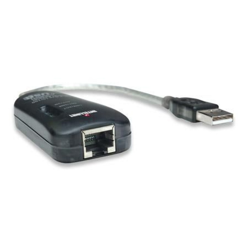 Convertitore USB a RJ45 rete LAN 10/100 Mbps - INTELLINET - IDATA USB-ET20-1