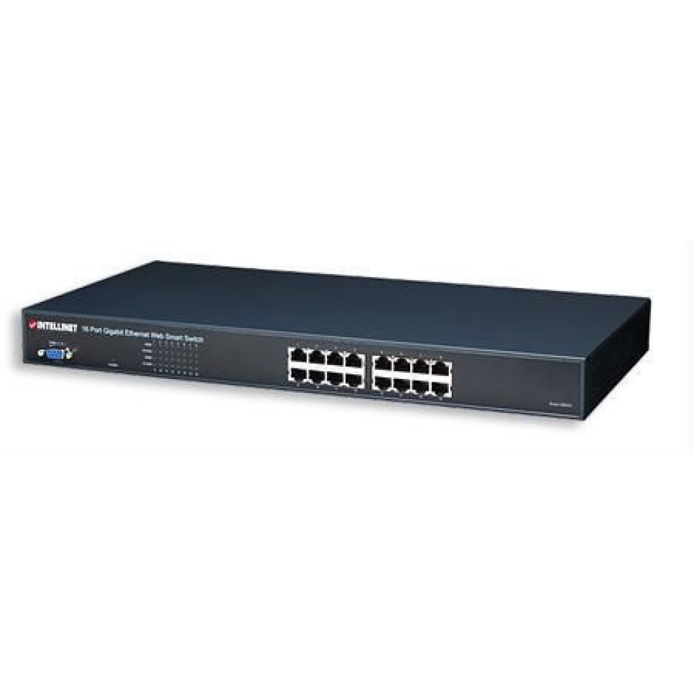 Switching Hub 8 porte 10/100 1 porta Gigabit desktop - INTELLINET - I-SWHUB 1GT8-1