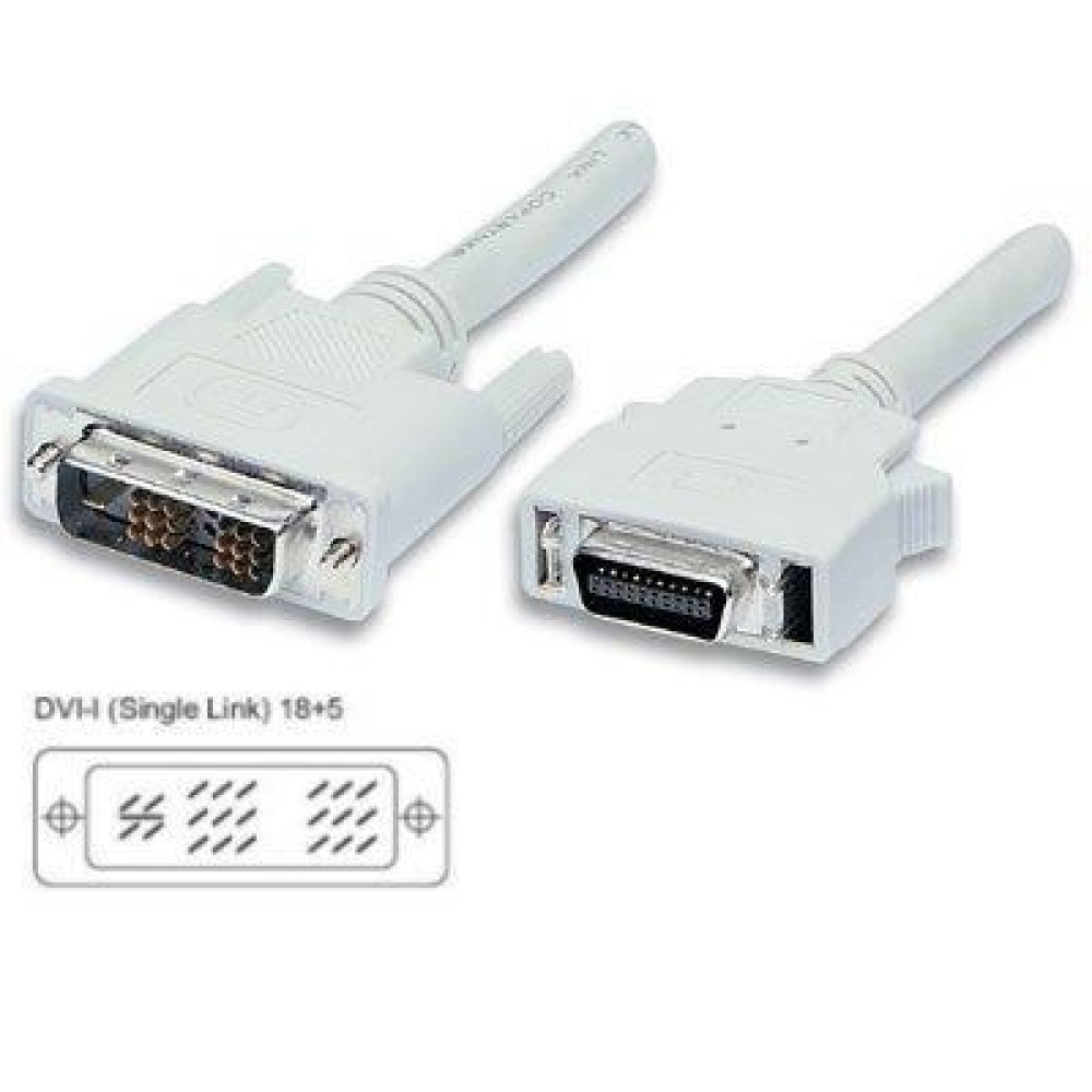 Cavo monitor DVI Digitale a DFP 1,8 mt. DVI-D - MANHATTAN - ICOC DVI-8600-1