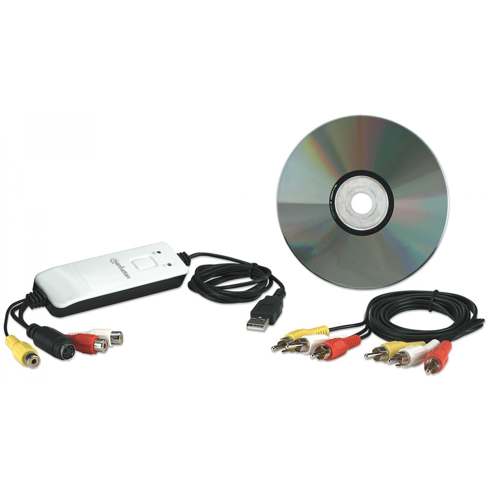 Hi-Speed USB Audio/Video Grabber - MANHATTAN - I-USB-VIDEO-700-1