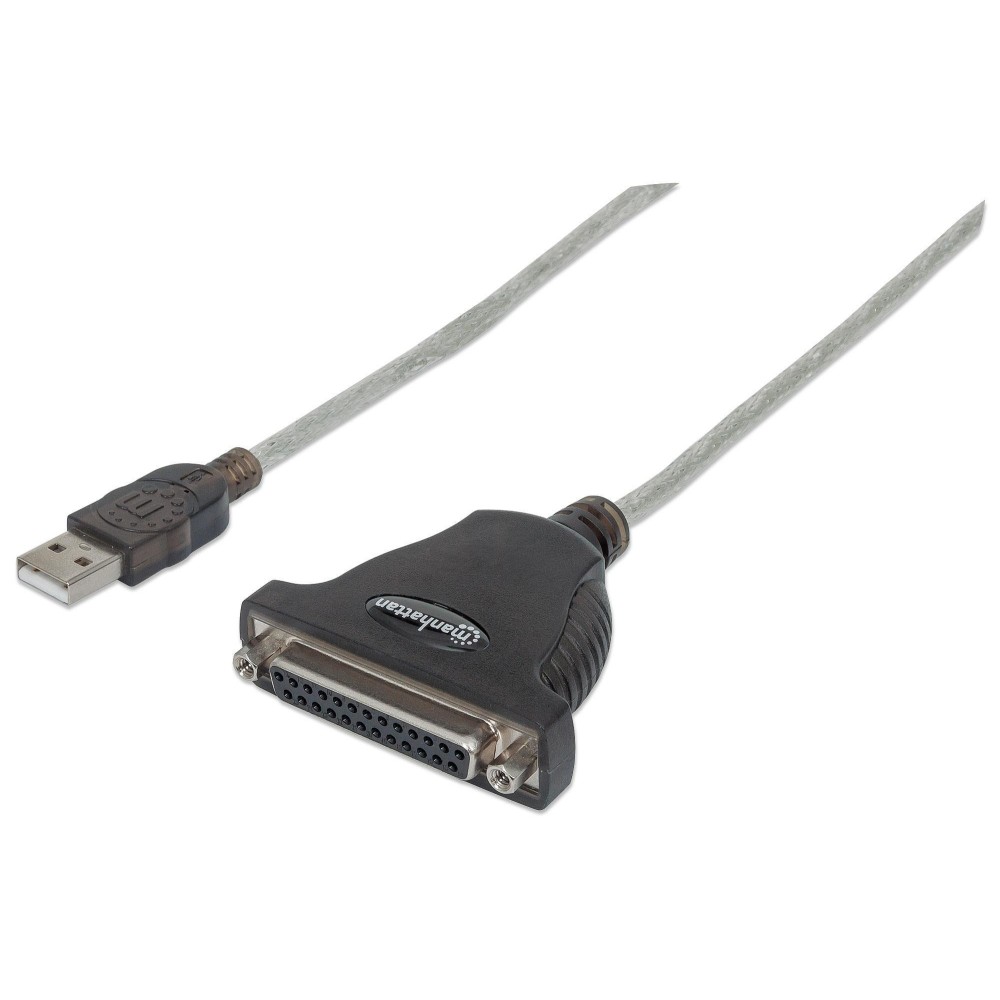 Convertitore USB a Stampante Parallela DB25 F - MANHATTAN - ICOC 1284-25-1