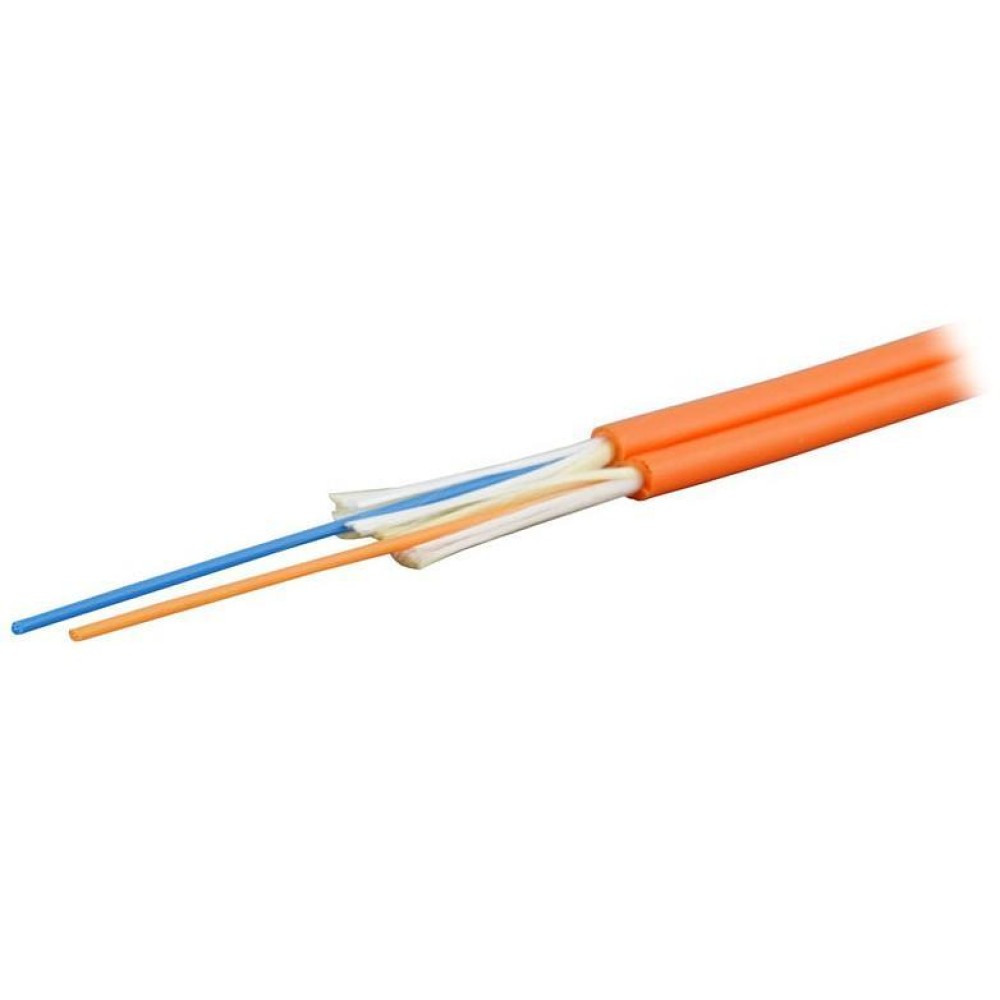 Cavo Zip Cord  2 Fibre Multimodale 62,5/125 OM1 2.9x5.8 mm Arancione - INTELLINET - ICOC FOIRL-BF/62-1