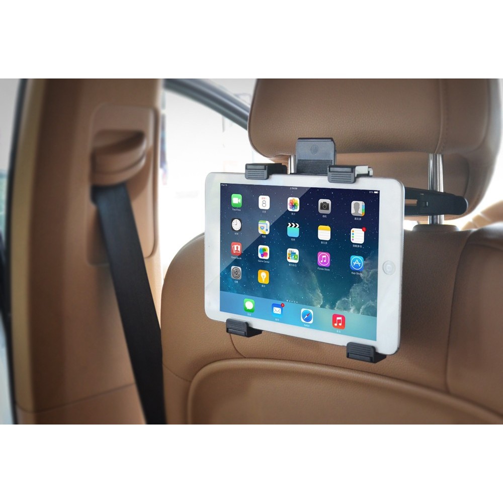 POOPHUNS Compatibile con Tablet e iPad Universale Supporto Tablet Auto 360 Gradi di Rotazione Porta Tablet Auto Sedili Posteriori Supporto Tablet Poggiatesta Auto Regolabili Dimensioni Diverse 