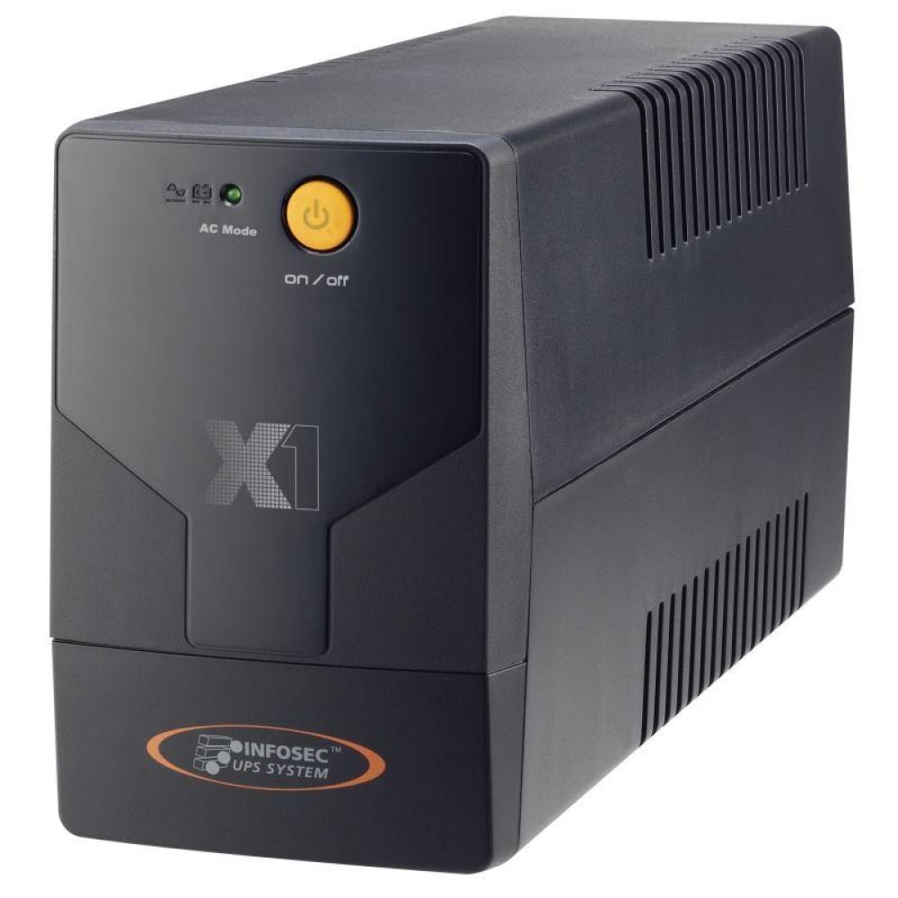 Gruppo di Continuità UPS X1 EX 1000VA Line Interactive Nero - INFOSEC - ICUX1000-1