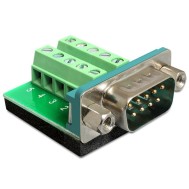 Adattatore DB9 pin Maschio Terminal Block 10 pin - DELOCK - IADAP TB10-DB9M