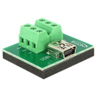 Adattatore Mini USB Femmina Terminal Block 6 pin - DELOCK - IADAP TB6-UMINIF