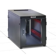 Armadio Server Rack 19" 600x1000 14 Unità Nero Assemblato - INTELLINET - I-CASE SVR-I146BK