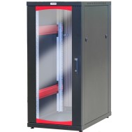 Armadio Server Rack 19" 600x1000 27 Unita' Nero serie Ideal - INTELLINET - I-CASE SVR-I276BK