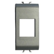 Adattatore Frutti RJ45 per Gewiss Serie Chorus Titanio - INTELLINET - IWP-MD ADAPT/CHTIT