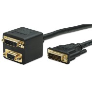 Cavo adattatore sdoppiatore DVI-I a VGA - MANHATTAN - ICOC DVI-735