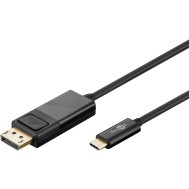 Cavo Adattatore USB-C™ a DisplayPort 4K 1.2m Nero  - GOOBAY - IADAP USBC-DCP-010