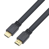 Cavo HDMI 2.0 High Speed con Ethernet A/A M/M Piatto 1m - TECHLY - ICOC HDMI2-FE-010TY