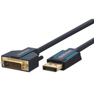 Cavo Monitor DisplayPort Maschio a DVI-D Maschio 5 m Blu - CLICKTRONIC - ICOC CLC-DSP-050