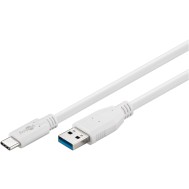 Cavo USB3.0 A Maschio USB-C™ Maschio 0,5m Bianco - GOOBAY - ICOC MUSB31-CMAM05W