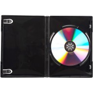 Custodia per DVD/CD BOX  Nero - MANHATTAN - ICA-DVD-BLACK