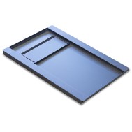 Base per Armadi Flat Pack Rack 19" 600x800 mm Colore Nero - INTELLINET - I-CASE FP-BP68