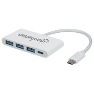 Hub USB 3.2 Gen 1 USB-C™ con 3 Porte USB tipo A e Alimentazione - MANHATTAN - IADAP USB31-HUB31C