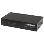 Switch PoE+ 5 porte Gigabit Ethernet - INTELLINET - I-SWHUB POE-228