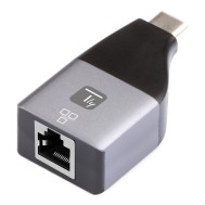Adattatore Convertitore da USB-C™ a RJ45 Ethernet Gigabit LAN 1000Mbps - TECHLY - IADAP USBC-ETGIGA