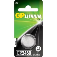 Blister 1 Batteria Litio a Bottone CR2450 - GP BATTERIES - IC-GP103121