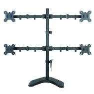 Supporto da Scrivania per 4 Monitor 13-27" con base - TECHLY - ICA-LCD 2540