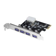 Scheda PCI Express a 4 porte USB 3.0 tipo A Femmina - LOGILINK - ICC X-PCI-USB34D