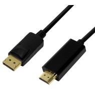 Cavo Convertitore DisplayPort 1.2 a HDMI 1.4 M/M 5m - LOGILINK - ICOC DSP-H12-050BN