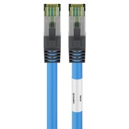 Cavo di rete Patch in rame Cat. 8.1 Blu SFTP LSZH 1m - GOOBAY - ICOC LS81-010-BL