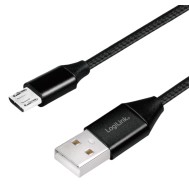 Cavo USB Micro-B Maschio/USB-A Maschio 1 m Nero - LOGILINK - ICOC MU2A-010B