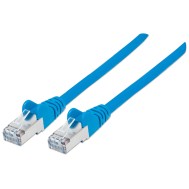 Cavo Patch Cat.7 Plug RJ45 6A S/FTP LSZH 0.25m Blu - INTELLINET - ICOC R7-7SS-0025-BL