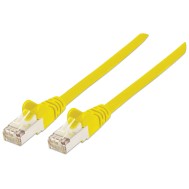 Cavo Patch Cat.7 Plug RJ45 6A S/FTP LSZH 1m Giallo - INTELLINET - ICOC R7-7SS-010-YE