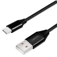 Cavo HighSpeed USB-C™ Maschio/USB-A Maschio 0,3m Nero - LOGILINK - ICOC U2-AC-003B
