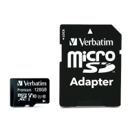 Memoria Micro SDXC 128 Gb con Adattatore - Classe 10 - VERBATIM - IDATA MSDHC-128GBA