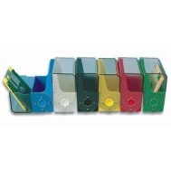 Box dischetti 3 1/2 grigio 10 pz. - MANHATTAN - ICA-DB 301-GREY