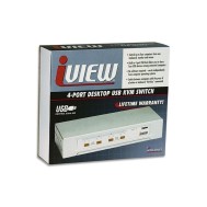 KVM switch 4 vie USB - ATEN - IDATA MTS-104U