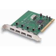 Scheda PCI USB 4 porte v.1 - MANHATTAN - ICC USB 11-4P
