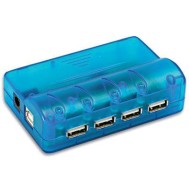 Hub USB  4 porte tipo A - MANHATTAN - IUSB-HUB4-532-TBL